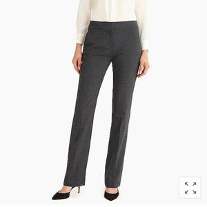 J.Crew Black Edie full-length Italian Stretch Wool